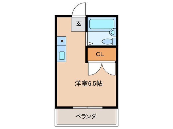 ハイツ大池の物件間取画像